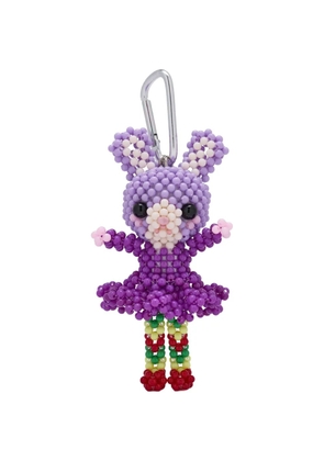Chopova Lowena Sad Jerboa beaded keyring - Purple