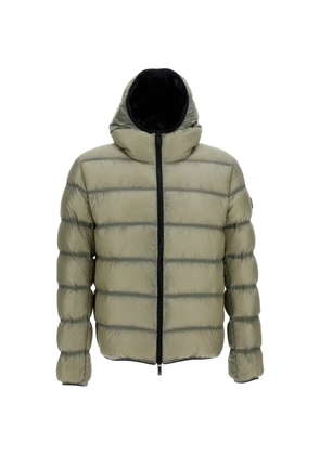 Moncler logo-patch hooded jacket - Green