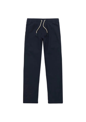 OAS Company drawstring straight-leg trousers - Blue