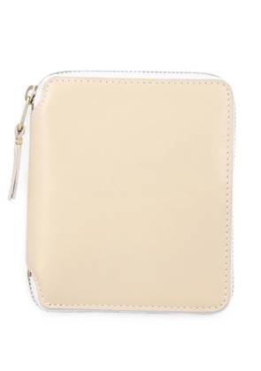Comme Des Garçons Wallet zip-around leather wallet - Neutrals