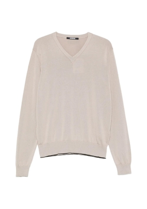 Jacquemus The Rio V-neck sweater - Neutrals