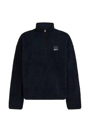 Karl Lagerfeld Jeans boxy half-zip sweater - Blue