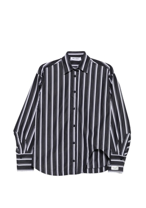 The Attico striped long-sleeve shirt - Blue