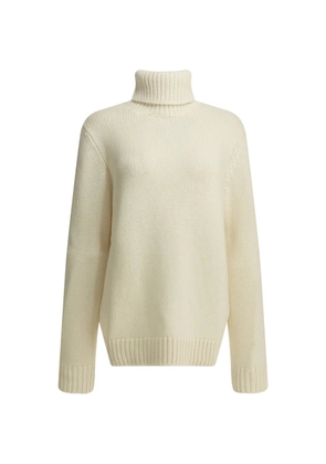 Semper roll-neck ribbed sweater - Neutrals