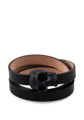 Alexander McQueen double-wrap bracelet - Black