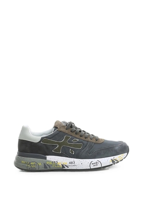 Premiata Mick logo-patch sneakers - Grey