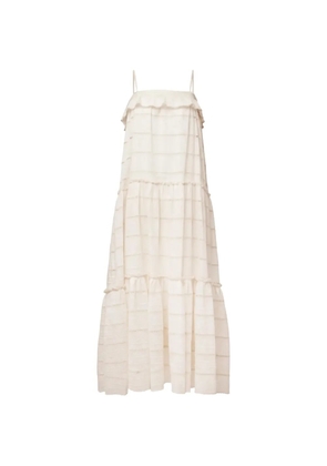 Drykorn Nivela tiered ruffled maxi dress - Neutrals
