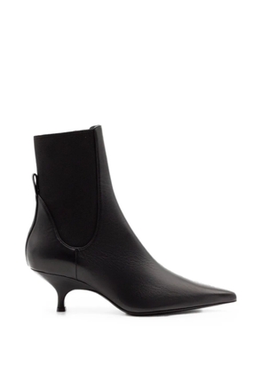 GIABORGHINI Tara elastic-panel Chelsea ankle boots - Black