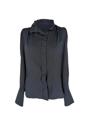 Isabel Marant Vintage animal-print blouse - Black