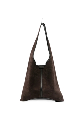 Soeur Delice suede leather tote bag - Brown