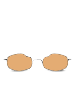 Rigards warped-frame tinted sunglasses - Silver
