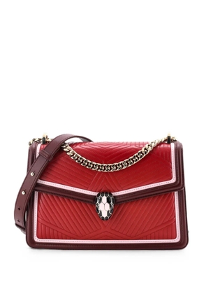 Bvlgari Pre-Owned Serpenti Forever Shoulder Bag Quilted Leather Small crossbody bag - Pink