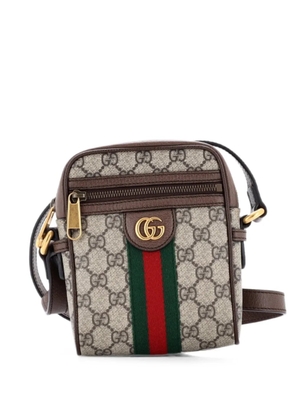 Gucci Pre-Owned Ophidia Messenger Bag GG Coated Canvas Mini crossbody bag - Brown