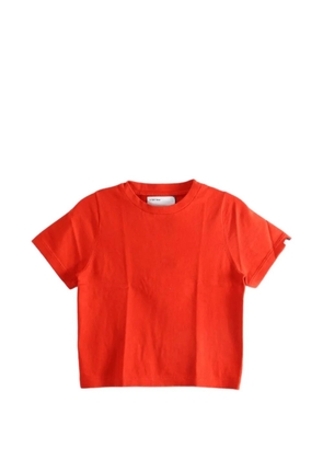 extreme cashmere Tina short-sleeve cropped T-shirt - Red
