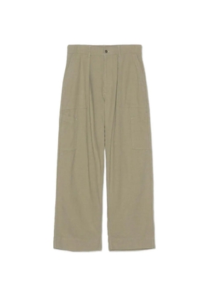 Nanamica silk-nep twill trousers - Green