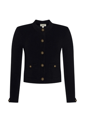 L'Agence Patsy cropped cardigan - Black