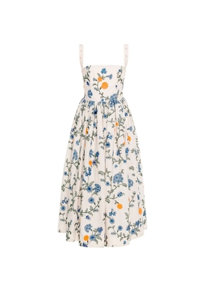 Agua By Agua Bendita Mielero Brisa midi dress - Neutrals