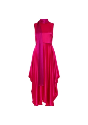 Roksanda Aela draped midi dress - Pink