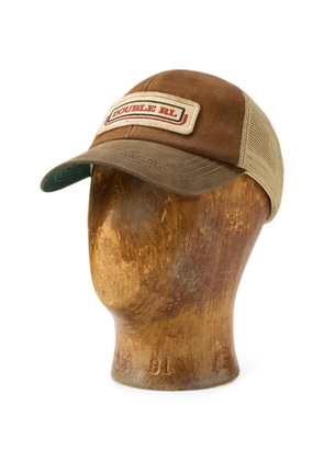 Ralph Lauren RRL logo-appliqué baseball cap - Brown