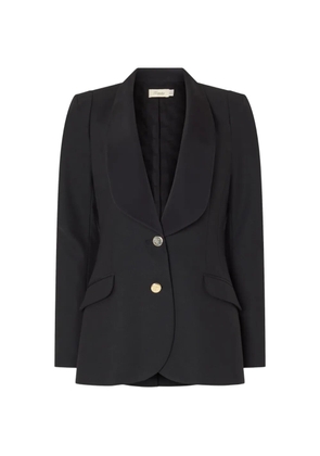 Temperley London Nyx shawl-lapel blazer - Black