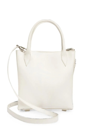 Vera Wang mini leather tote bag - White