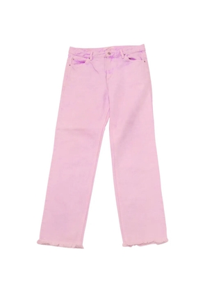 Isabel Marant Vintage Acid-wash frayed-cuff jeans - Pink