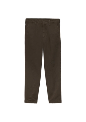 Prada garment-dyed cotton pants - Brown