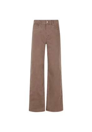 PAIGE wide-leg trousers - Brown