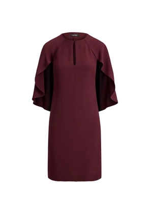 Lauren Ralph Lauren Tiveah cape-sleeve mini dress - Red
