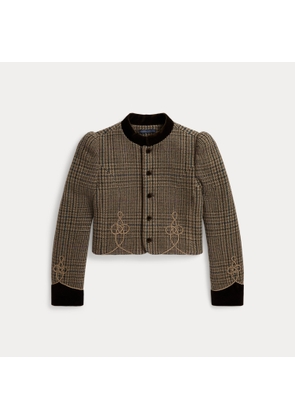 Wool-Blend Herringbone Jacket