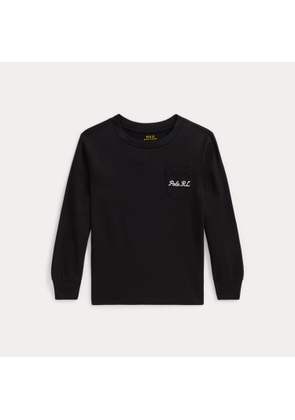 Polo Bear Cotton Long-Sleeve T-Shirt