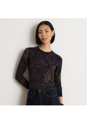 Cotton-Modal Paisley Jumper