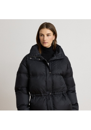 Quilted Funnelneck Down Coat