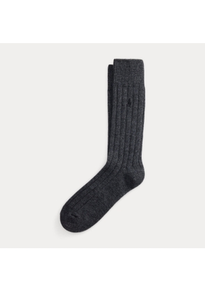 Fair Isle Wool-Blend Boot Socks