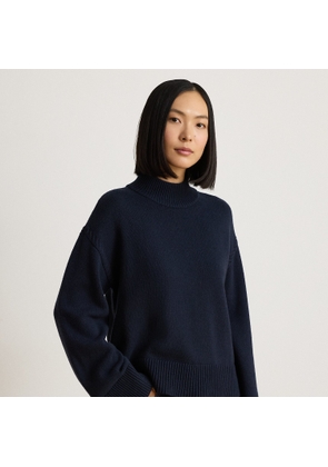 Wool-Blend Mockneck Jumper