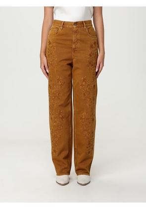 GOLDEN GOOSE Jeans Woman color Bronze