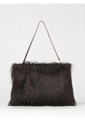 ALYSI Shoulder Bag Woman color Brown