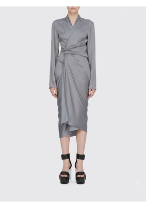RICK OWENS Asymmetric Silk Blend Dress