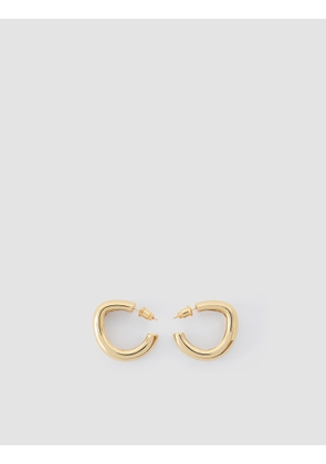 Mini Bean Hoop Earrings - One Size