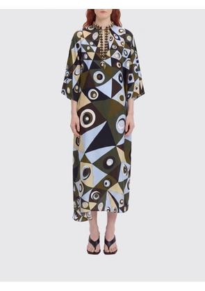 PUCCI Printed Silk Midi Dress