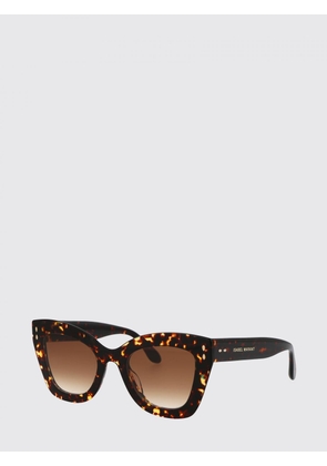 ISABEL MARANT Cat-Eye Sunglasses with Tortoiseshell Print and Amber Lenses