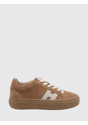 HOGAN Crosswind Suede Leather Platform Sneakers