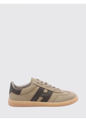HOGAN Cool Sneakers in Smooth and Suede Calfskin with H Logo