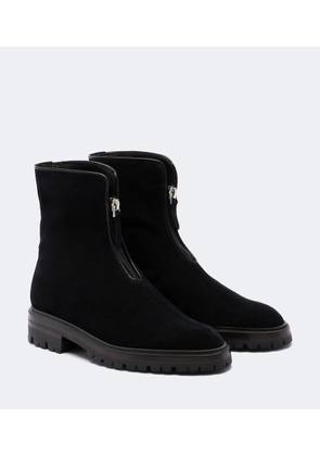 The Row Hike suede ankle boots