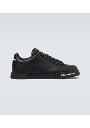 Dolce&Gabbana Port Light leather sneakers