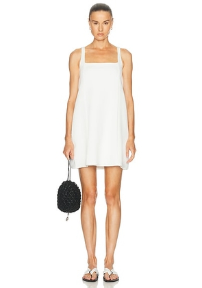 THE PARK Andy Mini Dress in Blanc - White. Size M (also in XS, S, L).