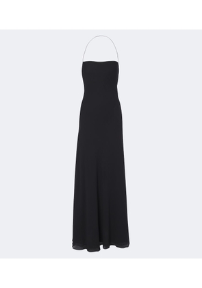 The Row Javier silk georgette gown
