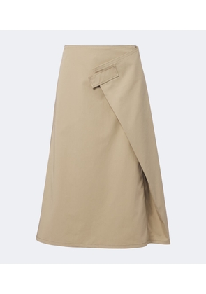 Bottega Veneta Cotton wrap skirt