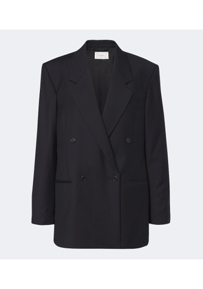 The Row Isani double-breasted virgin wool blazer