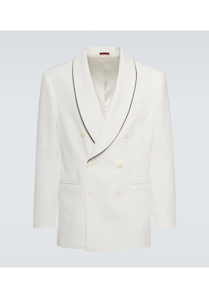 Brunello Cucinelli Cotton tuxedo jacket